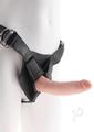 King Cock Strap on Harness with Dildo 7In - Vanilla