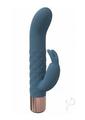 Loveline Devotion Silicone Rechargeable 10 Speed Mini Rabbit - Blue