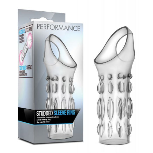 Cloud 9 Lingerie | Adult Toys in Corpus Christi | CLEAR STUDDED PENIS SLEEVE