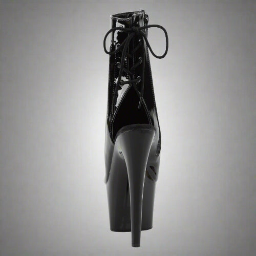 Cloud 9 Lingerie | Sexy Stripper Shoes in Corpus Christi | SLEEK BLACK ANKLE BOOTS