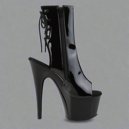 Cloud 9 Lingerie | Sexy Stripper Shoes in Corpus Christi | SLEEK BLACK ANKLE BOOTS