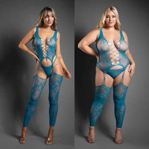 Cloud 9 Lingerie | Sexy Lingerie Store in Corpus Christi | EVERLASTING LACE FOOTLESS BODYSTOCKING