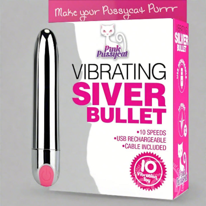 Cloud 9 Lingerie | Adult Toys for Lovers | PINK PUSSYCAT VIBRATING BULLET