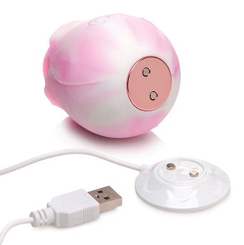 Cloud 9 Lingerie | Adult Toy Store for Lovers | Curve Toys Gossip Cum Into Bloom Clitoral Vibrator - Rose Dream Swirl
