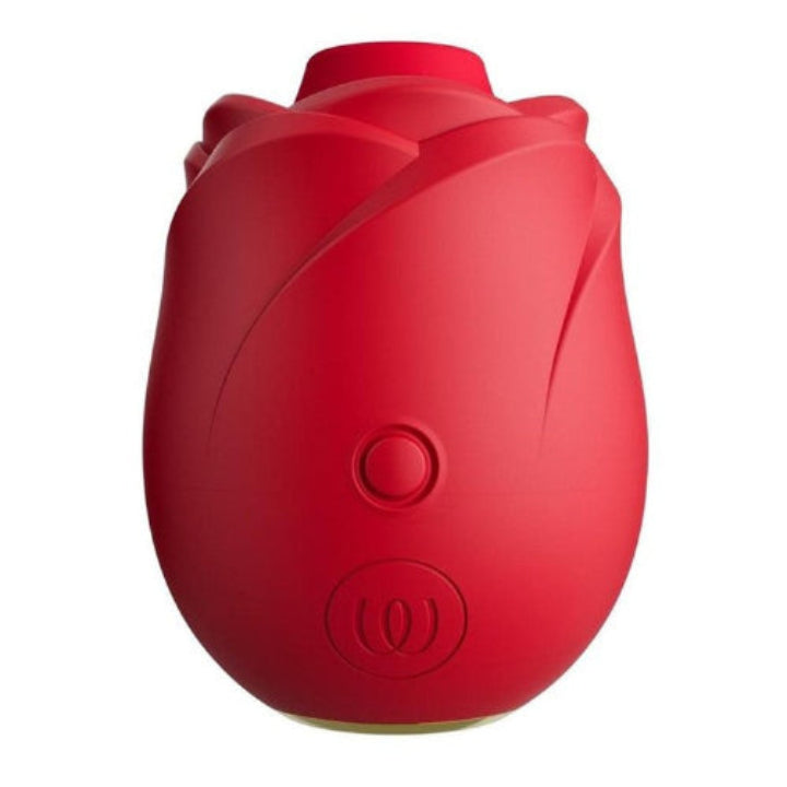Cloud 9 Lingerie | Adult Toy Store for Lovers | Womanizer Rose Rechargeable Silicone Air Pulse Clitoral Vibrator - Red/Gold