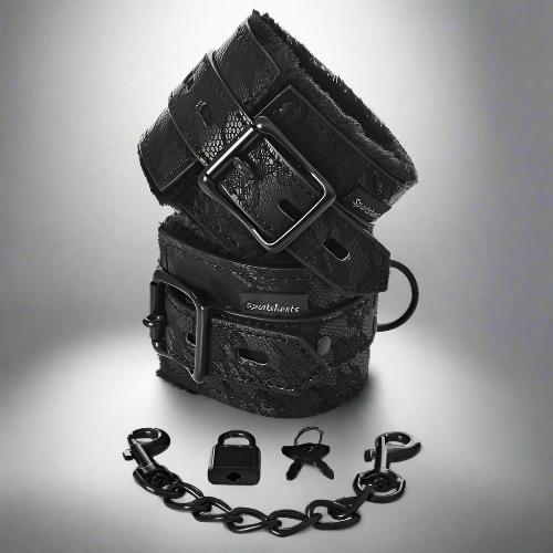 Cloud 9 Lingerie | BDSM Sex Toys in Corpus Christi | FUR LINED HAND CUFFS WITHLOCK AND KEYS