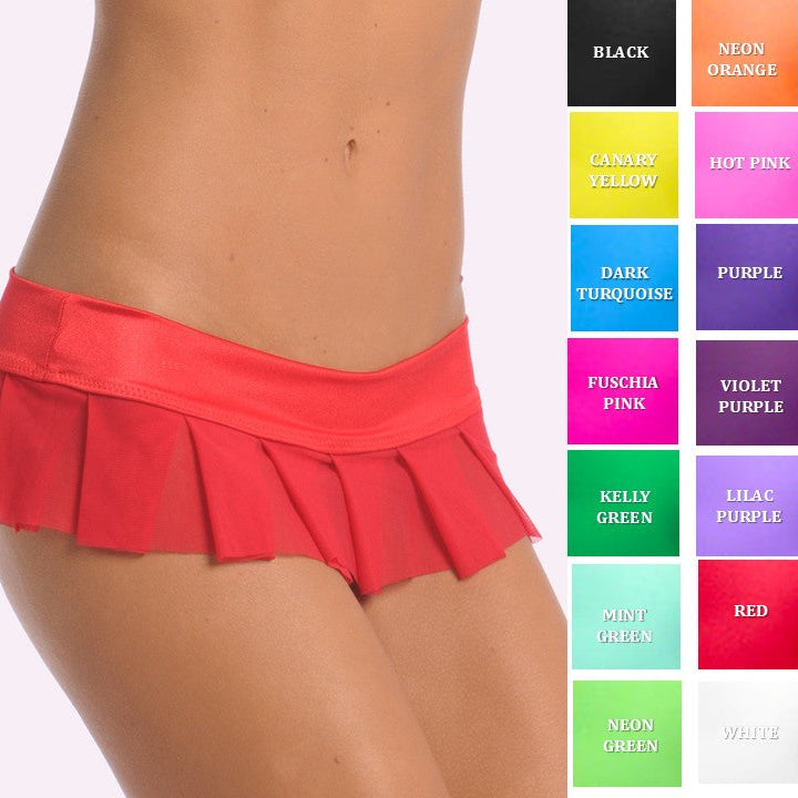 Cloud 9 Lingerie | Sexy Stripper Wear in Corpus Christi | PLEATED MESH MICRO MINI SKIRT