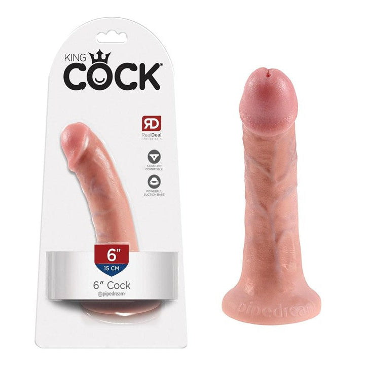 Cloud 9 Lingerie | Adult Toys in Corpus Cristi | KING COCK 6-INCH REALISTIC DILDO