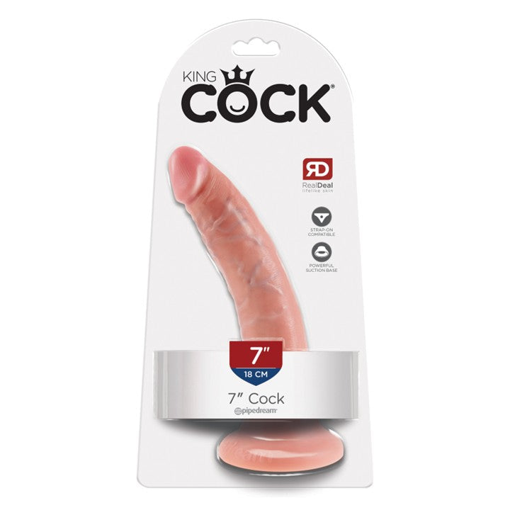 Cloud 9 Lingerie | Adult Toy Store in Corpus Christi | KING COCK 7" COCK DILDO