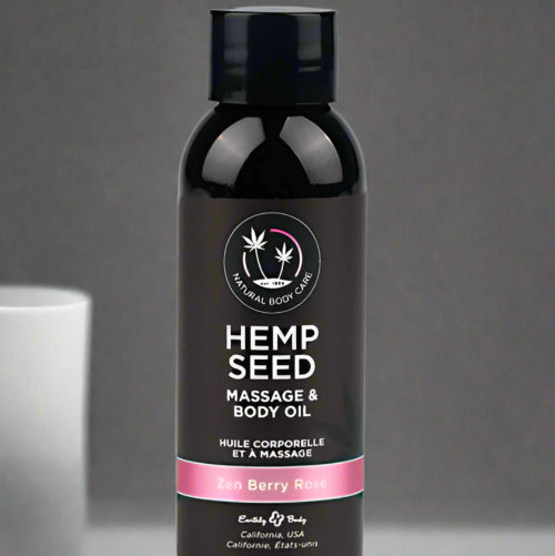 Cloud 9 Lingerie | Massage Products in Corpus Christi | ZEN BERRY HEMP SEED MASSAGE OIL