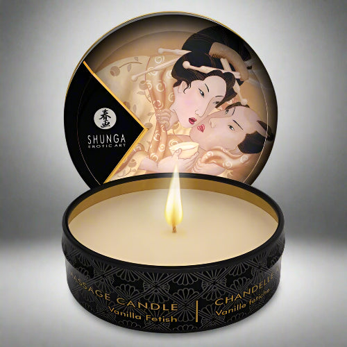 Cloud 9 Lingerie | Exotic Oils & Lotions in Corpus Christi | SHUNGA MINI MASSAGE CANDLES - VANILLA FETISH