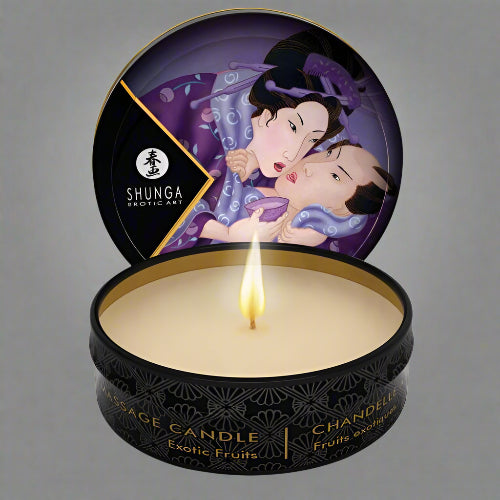 Cloud 9 Lingerie | Exotic Oils & Lotions in Corpus Christi | SHUNGA MINI MASSAGE CANDLES - EXOTIC FRUITS