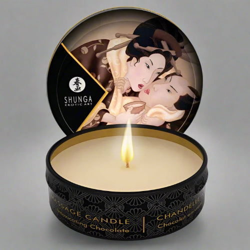 Cloud 9 Lingerie | Exotic Oils & Lotions in Corpus Christi | SHUNGA MINI MASSAGE CANDLES - CHOCOLATE