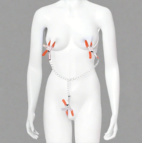 Cloud 9 Lingerie | Fetish BDSM Adult Toys in Corpus Christi | TRIPLE YOUR PLEASURE CLAMP SET