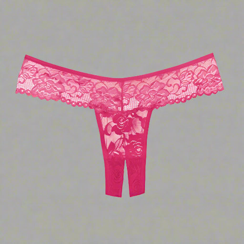 Cloud 9 Lingerie | Sexy Lingerie in Corpus Christi | FLIRTY LACE THONG PANTY | PINK