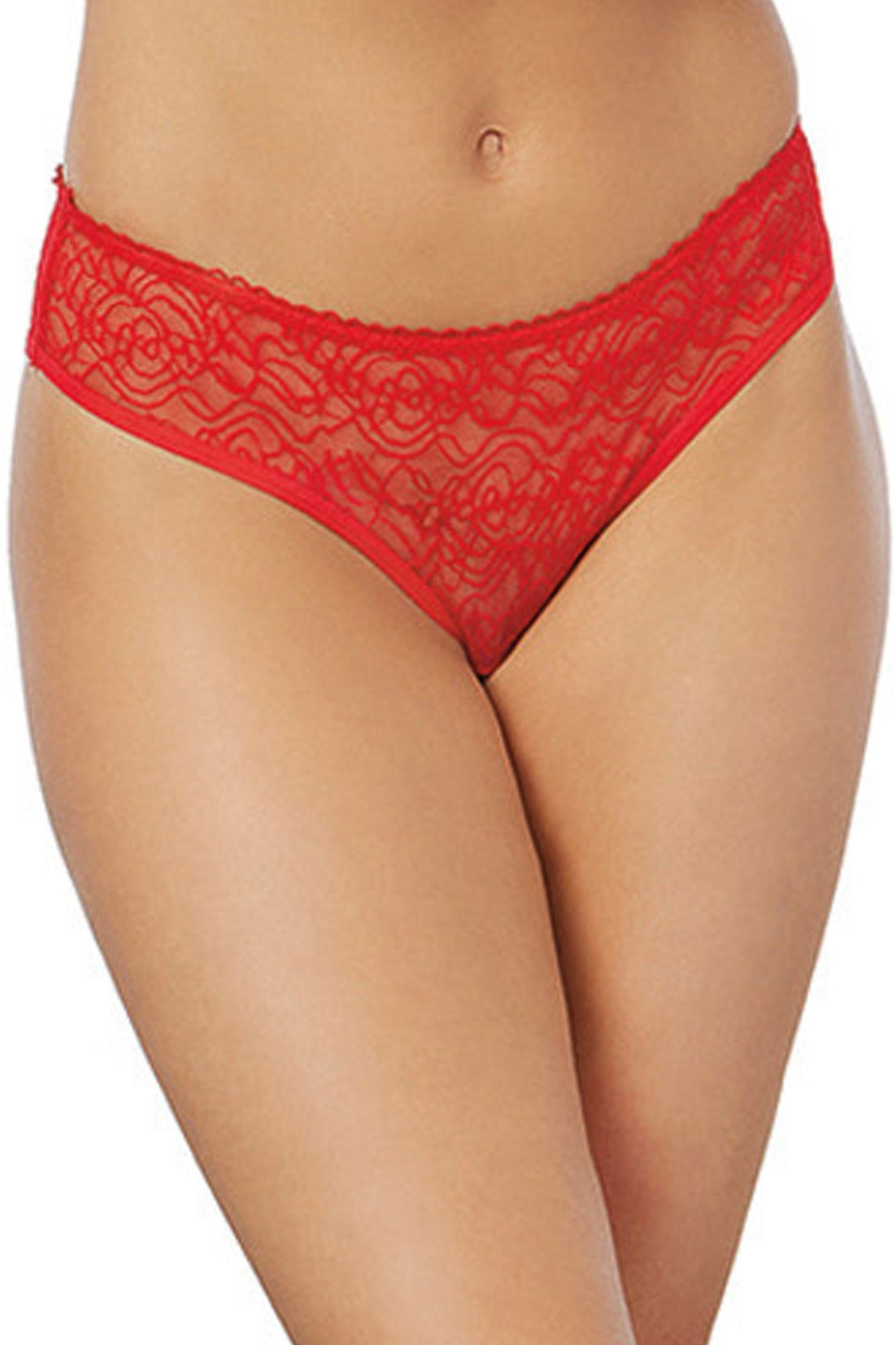 OPEN CROTCH RUFFLE PANTY