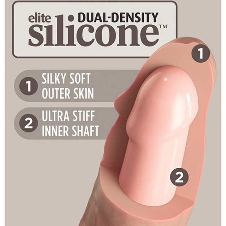 Cloud 9 Lingerie | Adult Toys in Corpus Christi | KING COCK 9-INCH SILICONE DILDO WITH SUCTION CUP