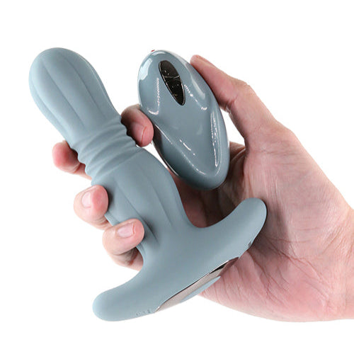 Ultimate Control P-Spot Massager: Rechargeable Prostate Thrusting Vibrator with Wireless Remote Sleek Silicone Anal Massager | Cloud 9 Lingerie Ultimate Control P-Spot Massager: Rechargeable Prostate Thrusting Vibrator with Wireless Remote Sleek Silicone Anal Massager | Cloud 9 Lingerie