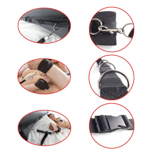 Cloud 9 Lingerie | Fetish Play Adult Toys in Corpus Christi | CUFF & TETHER RESTRAINT SET
