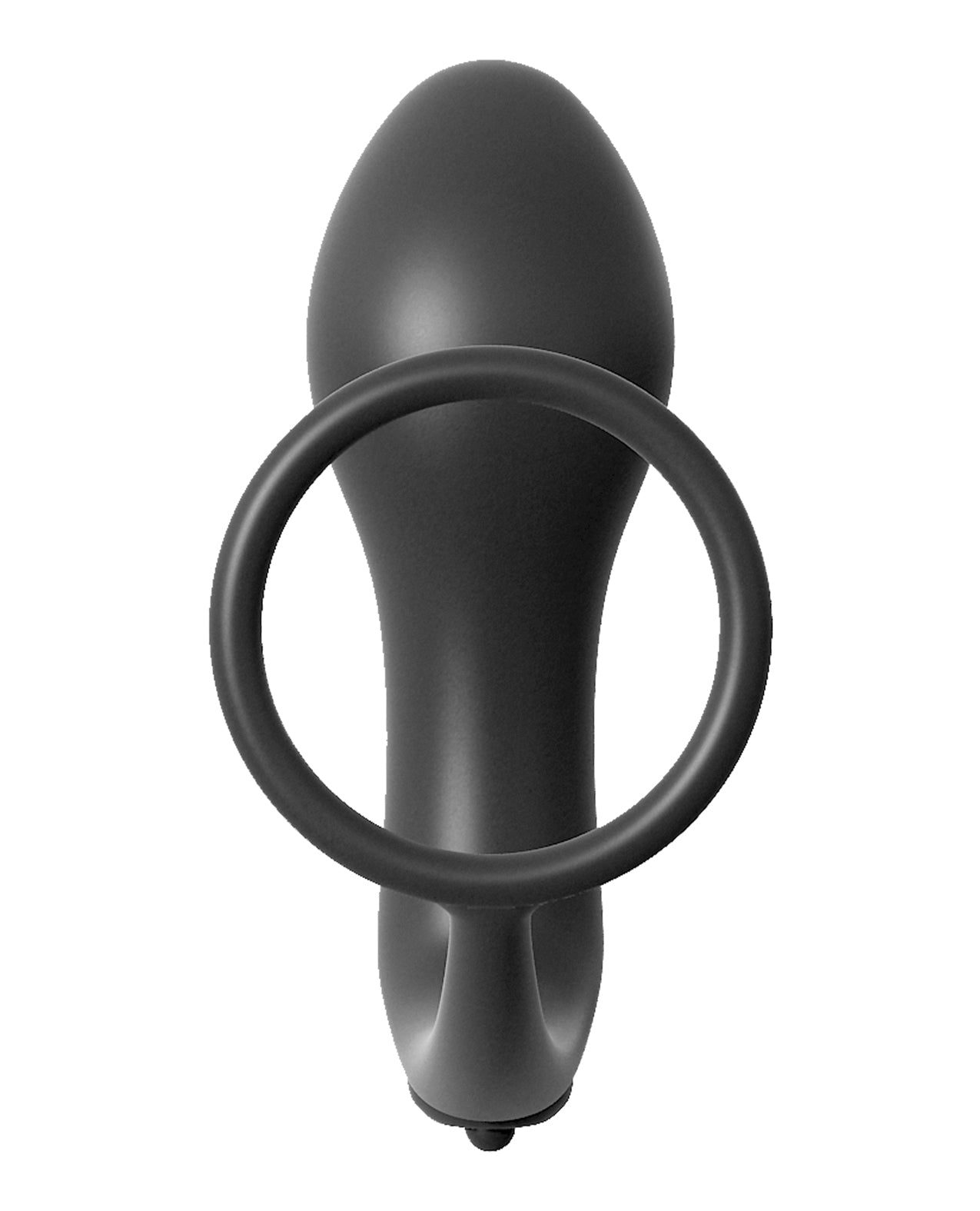 ASS-GASM VIBRATING COCK RING WITH PLUG