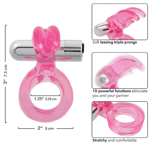 Cloud 9 Lingerie | Adult Toys for Couples in Corpus Christi | TRIPLE CLIT FLICKER RING