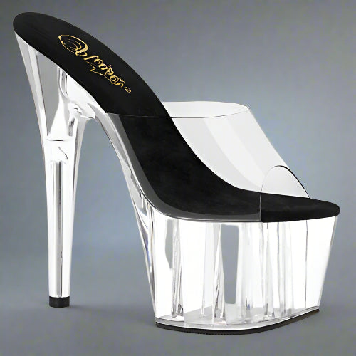Cloud 9 Lingerie | Sexy Stripper Shoes in Corpus Christi | 7-INCH CLEAR LUCITE PLATFORM SHOES