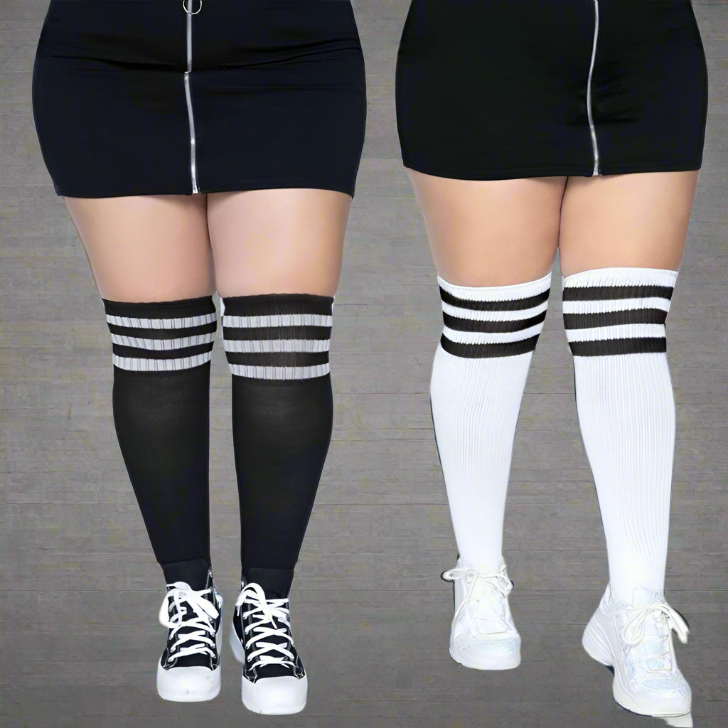 Cloud 9 Lingerie | Sexy Lingerie for Plus Size Women | PLUS SIZE THIGH HIGH SOCKS