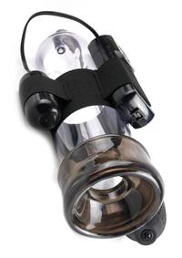 Classix Vibrating Power Penis Pump - Clear and Black