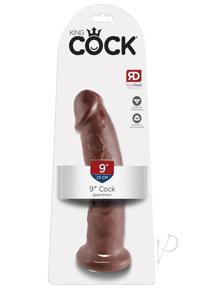 King Cock Dildo 9In - Chocolate