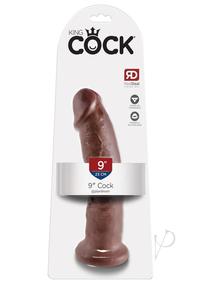 King Cock Dildo 9In - Chocolate