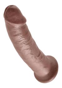 King Cock Dildo 9In - Chocolate