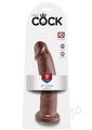 King Cock Dildo 9In - Chocolate