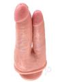 King Cock Double Penetrator Dildo - Vanilla