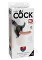 King Cock Strap on Harness with Dildo 7In - Vanilla