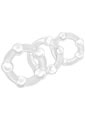 Stay Hard Beaded Cock Rings (3 Sizes) - Clear
