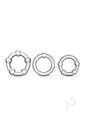 Stay Hard Beaded Cock Rings (3 Sizes) - Clear