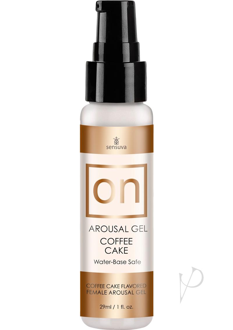 Sensuva on Arousal Gel Water Based Natural Arousal for Her Coffee Cake Flavor 1Oz