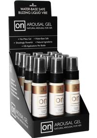 Sensuva on Arousal Gel Water Based Natural Arousal for Her Coffee Cake Flavor 1Oz