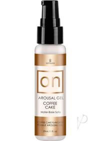 Sensuva on Arousal Gel Water Based Natural Arousal for Her Coffee Cake Flavor 1Oz