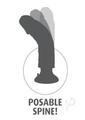 King Cock Vibrating Dildo 7In - Vanilla