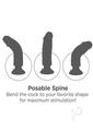 King Cock Vibrating Dildo 7In - Vanilla