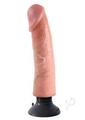 King Cock Vibrating Dildo 9In - Vanilla