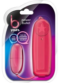 B Yours Power Bullet with Wired Remote Control - Cerise