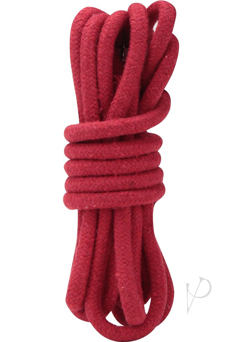 Lux Fetish Bondage Rope 10Ft - Red