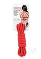 Lux Fetish Bondage Rope 10Ft - Red