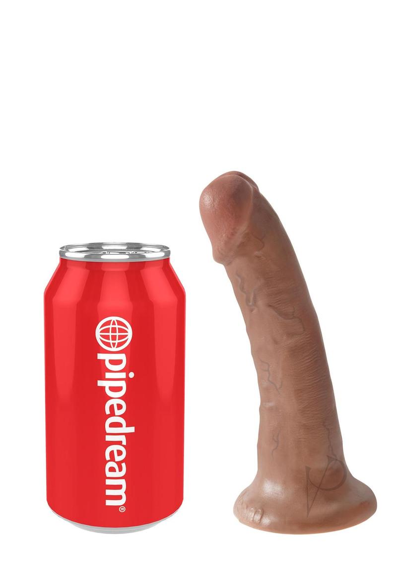 King Cock Dildo 6In - Caramel