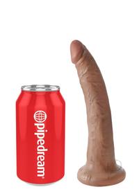 King Cock Dildo 7In - Caramel
