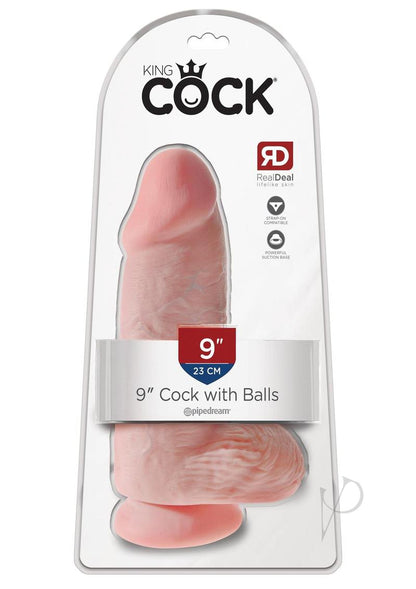 King Cock Chubby Dildo 9In - Vanilla