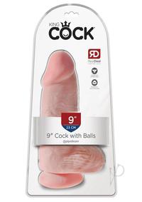 King Cock Chubby Dildo 9In - Vanilla
