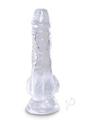King Cock Clear Dildo with Balls 5In - Clear